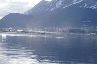 Verdunstungsnebel - Ushuaia nach dem Regen 