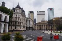 Straßenszene Plaza de Mayo