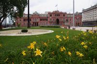 Der Garten der Casa Rosada 