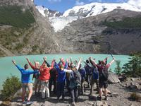 Ausflug zum Wüstensee Lago del Desierto mit Wanderung am Huemul-Gletscher bei El Chalten
