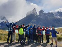 Wanderung zum Aussichtspunkt Los Cuernos in Torres del Paine Nationalpark in Chile