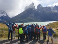 Wanderung zum Aussichtspunkt Los Cuernos in Torres del Paine Nationalpark in Chile