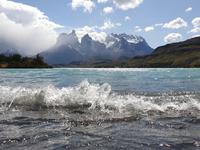 Wanderung zum Aussichtspunkt Los Cuernos in Torres del Paine Nationalpark in Chile