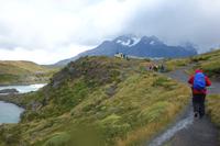 Wanderung zum Aussichtspunkt Los Cuernos in Torres del Paine Nationalpark in Chile
