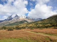 Wanderung zum Aussichtspunkt de las Torres in Torres del Paine Nationalpark in Chile