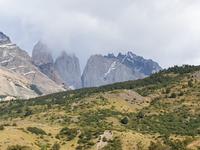 Wanderung zum Aussichtspunkt de las Torres in Torres del Paine Nationalpark in Chile