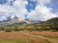 Wanderung zum Aussichtspunkt de las Torres in Torres del Paine Nationalpark in Chile