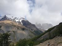 Wanderung zum Aussichtspunkt de las Torres in Torres del Paine Nationalpark in Chile