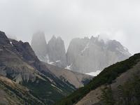 Wanderung zum Aussichtspunkt de las Torres in Torres del Paine Nationalpark in Chile