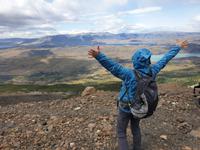 Wanderung zum Aussichtspunkt de las Torres in Torres del Paine Nationalpark in Chile