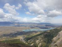 Wanderung zum Aussichtspunkt de las Torres in Torres del Paine Nationalpark in Chile