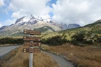 Wanderung zum Aussichtspunkt de las Torres in Torres del Paine Nationalpark in Chile