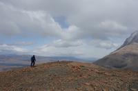 Wanderung zum Aussichtspunkt de las Torres in Torres del Paine Nationalpark in Chile