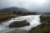 Wanderung zum Aussichtspunkt de las Torres in Torres del Paine Nationalpark in Chile