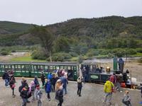 Tren del Fin del Mundo und Wanderung am Beagle-Kanal im Feuerland-Nationalpark in Usuahia
