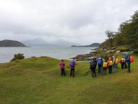 Wanderung am Beagle-Kanal im Feuerland-Nationalpark in Usuahia