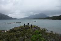 Wanderung am Beagle-Kanal im Feuerland-Nationalpark in Usuahia