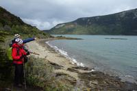 Wanderung am Beagle-Kanal im Feuerland-Nationalpark in Usuahia