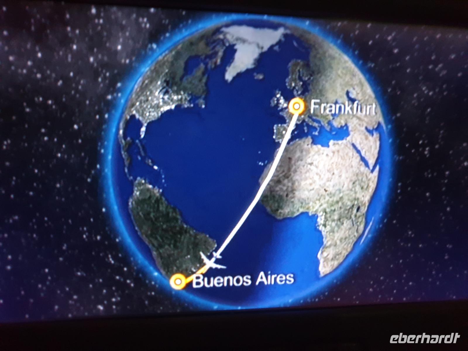 Hinflug nach Buenos Aires