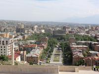 Blick auf Yerevan