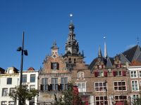 Nijmegen - Grote Markt mit der Spitze der Stefanskirche (Stevenskerk)