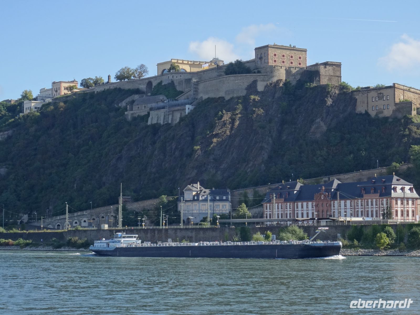 Koblenz - Blick auf die Festung Ehrenbreitstein