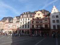 Mainz - barocke Häuser am Markt