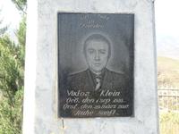 Göygöl/ehem. dt. Helenendorf: ehem. deutscher Friedhof: Grabstein Viktor Klein