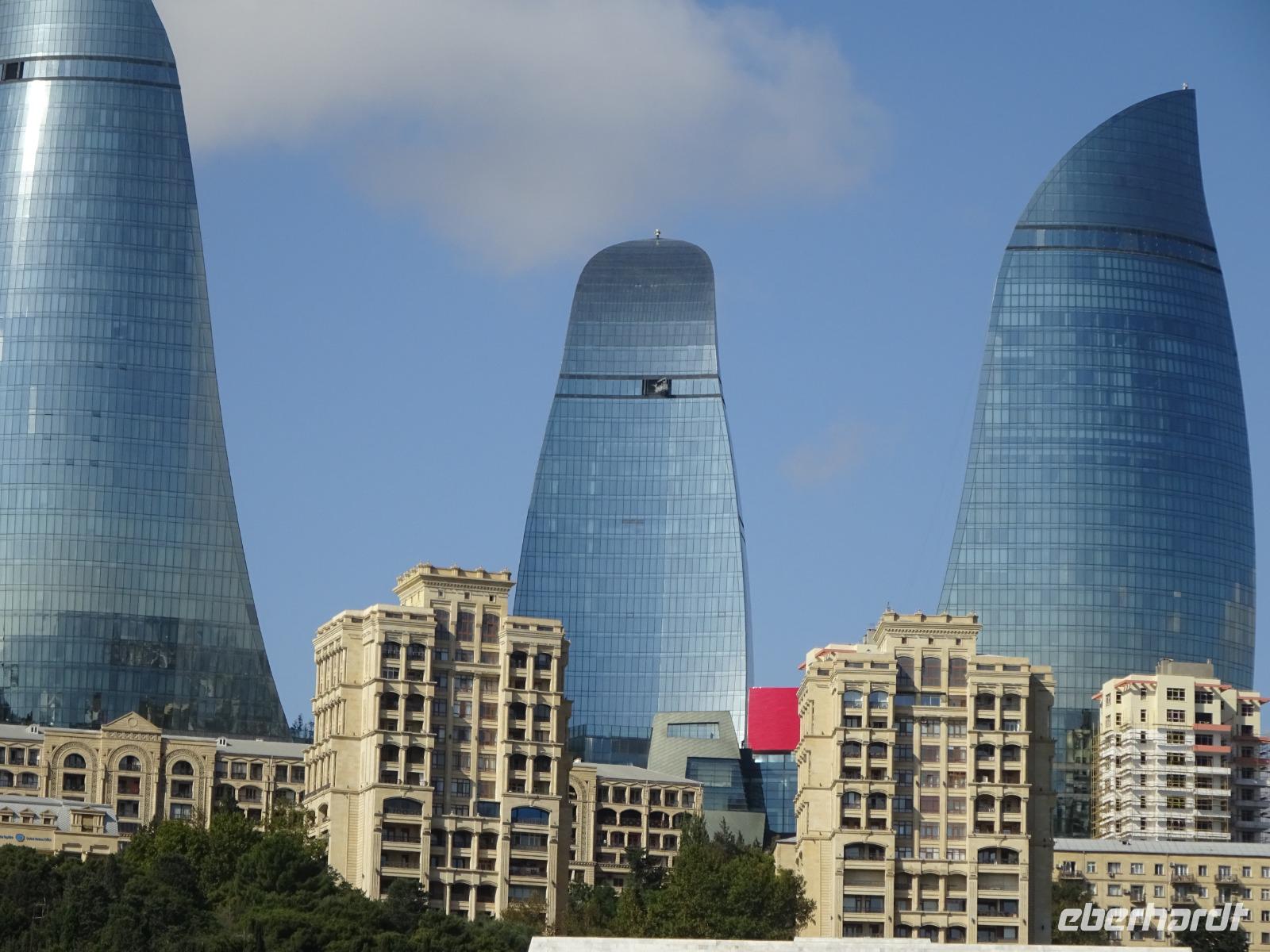 Baku: Rundfahrt/Rundgang: Flammentürme