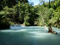 051,. Kuangsi Wasserfälle, Laos