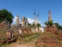 272. Indein Pagodenfeld, Inle Lake, Myanmar