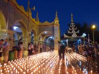 365. Mandalay Hill, Lichterfest, Myanmar