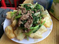 129 Pho-Nudeln gebraten