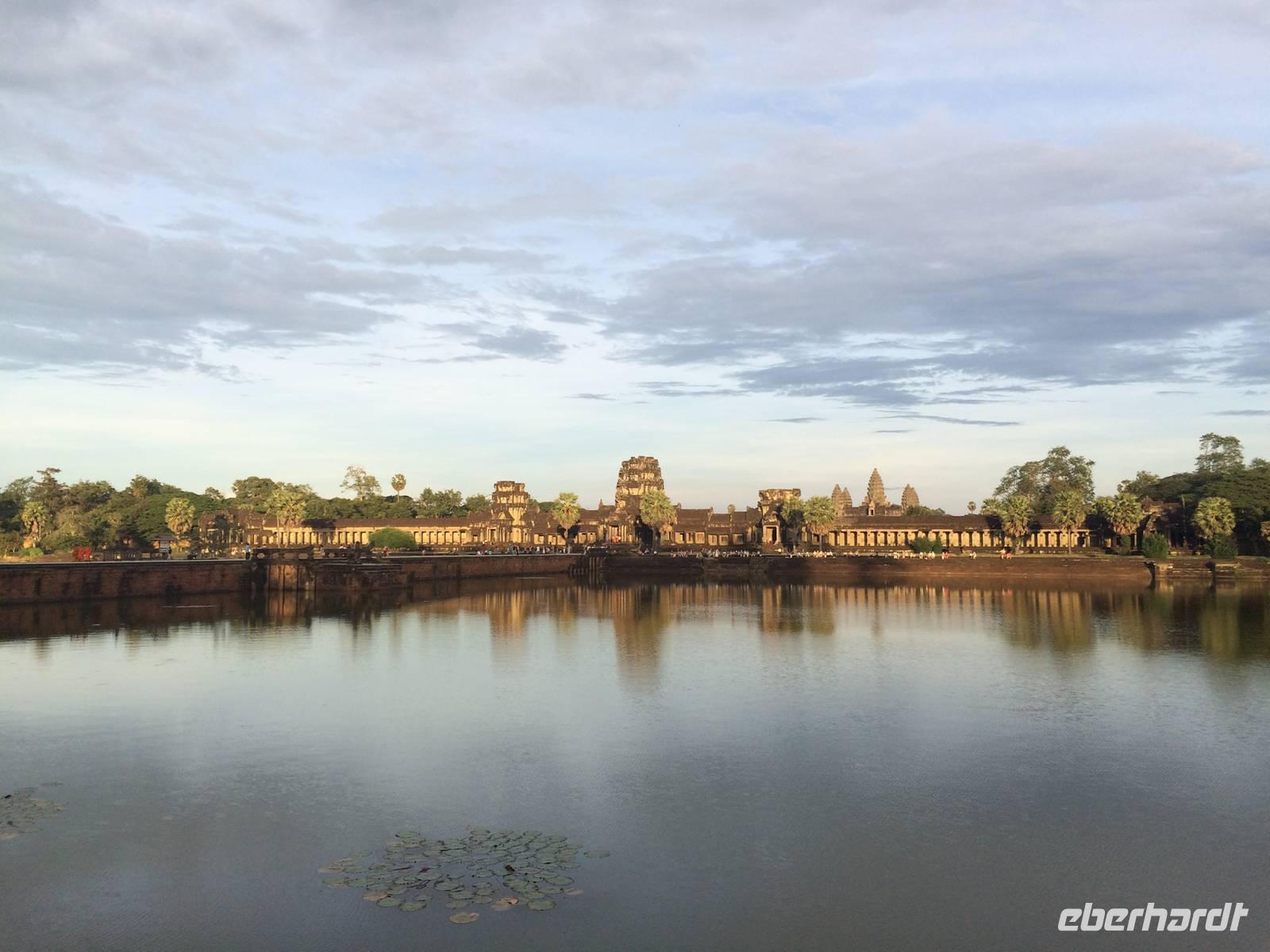 Angkor Wat beim Sonnenuntergang