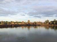 Angkor Wat beim Sonnenuntergang