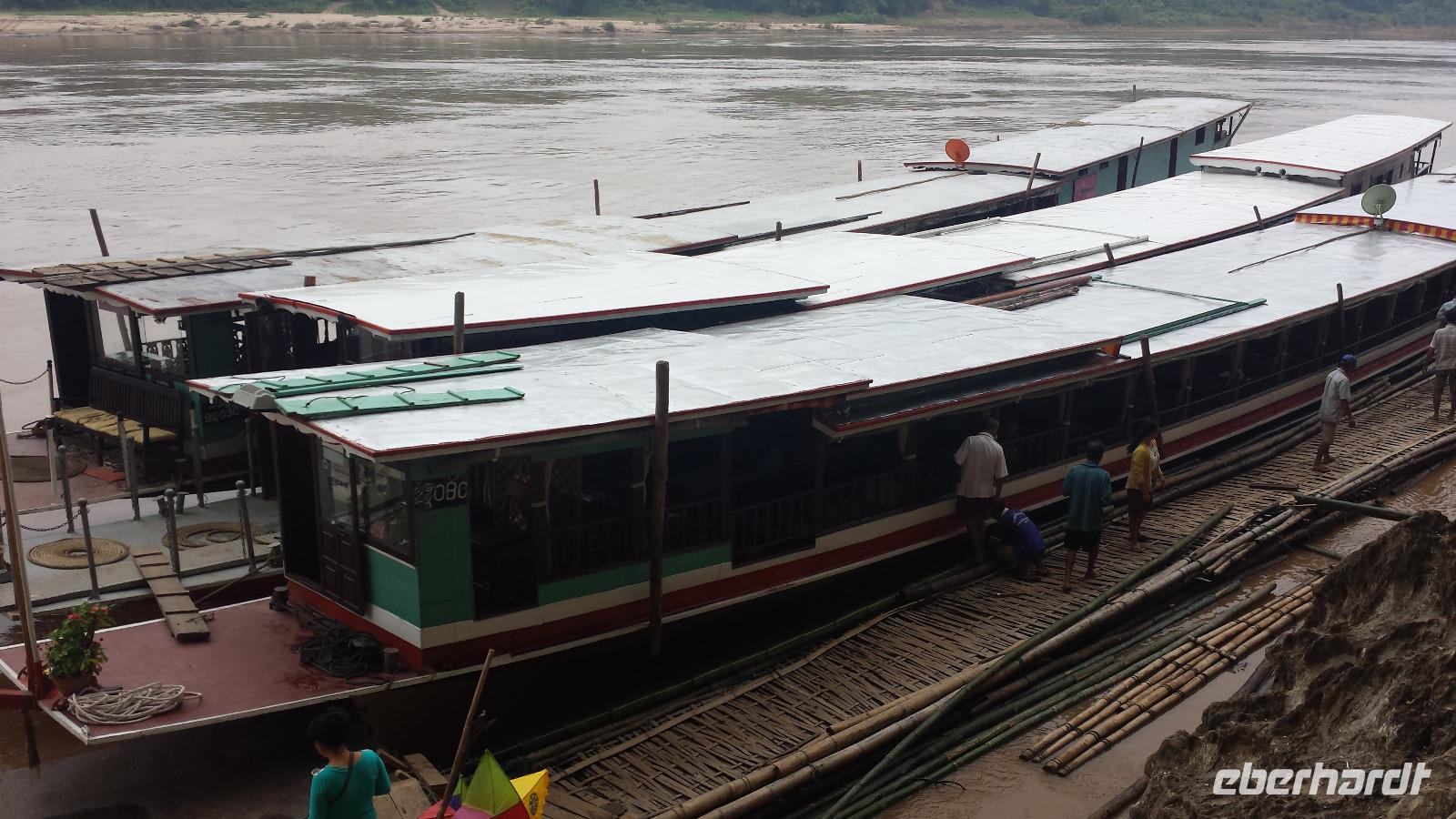 Boostfahrt auf dem Mekong