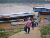 Auf zur Bootsfahrt auf dem Mekong