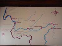 Fahrt auf dem Mekong