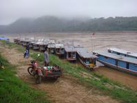 Boote auf dem Mekong