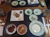 13) Vegetarisches, buddhistisches Tempelabendessen, Seoul, Südkorea