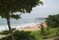 Erster Ausblick aufs Meer beim Mittagsstopp auf dem Weg nach Galle