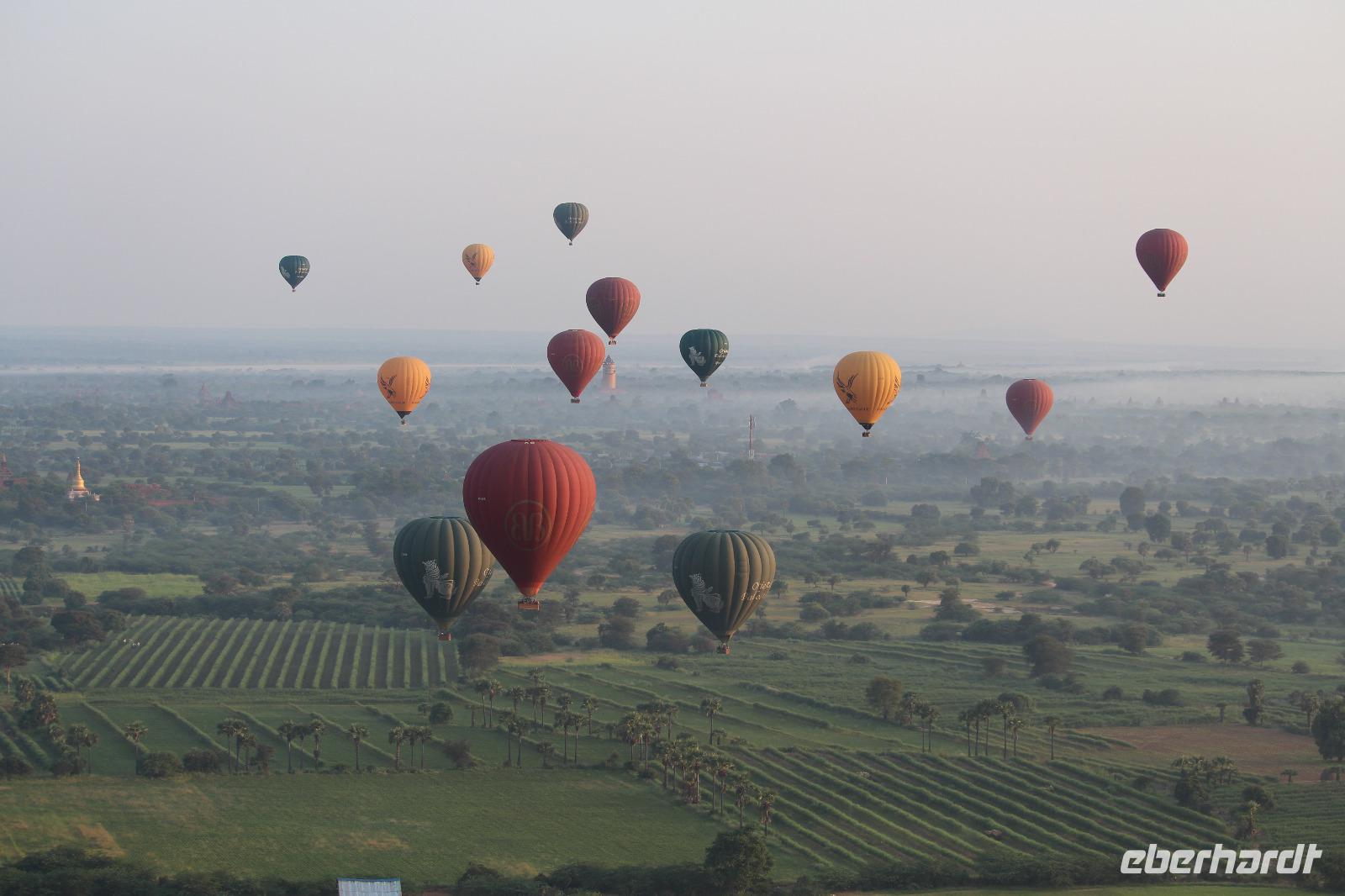 Bagan - Ballonflug