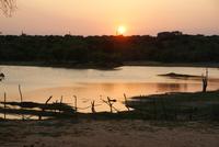 Abendstimmung im Cinnamon Wild Hotel Yala Park