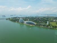 Aussicht vom Singapur Flyer