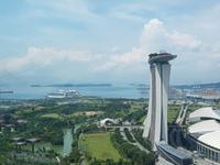 Aussicht vom Singapur Flyer