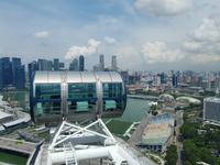 Aussicht vom Singapur Flyer