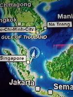 Im Ozean auf dem Weg nach Vietnam