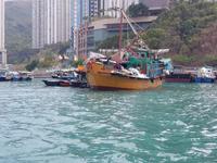 Sampan Bootsfahrt im Aberdeen Hafen