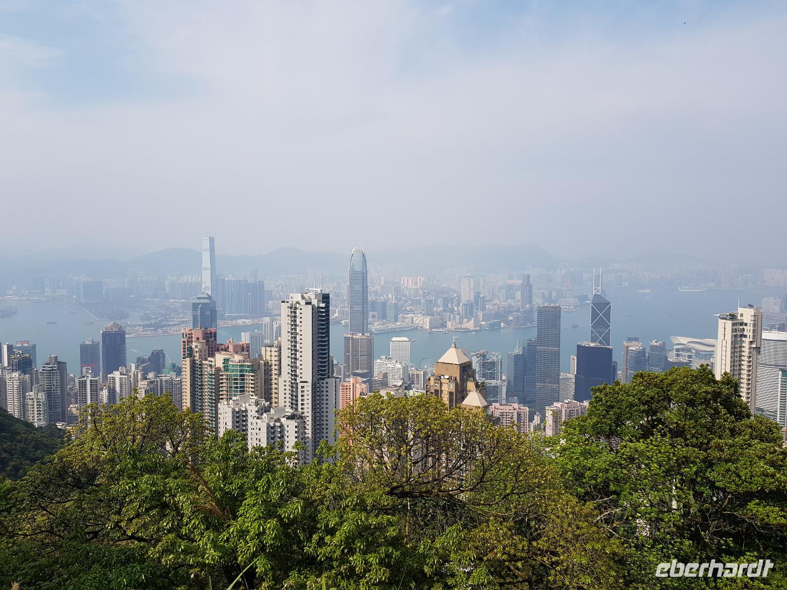 Ausblick auf Hongkong von The Peak