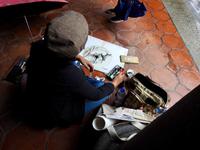 Konfuziustempel Taipei Taiwan - Malerin